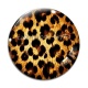 Cabochon Verre - fond peau animal 
