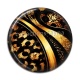 Cabochon Résine - fond peau animal 