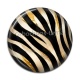 Cabochon Résine - fond peau animal 
