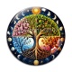 Cabochon Verre - arbre de vie