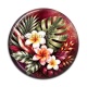 Cabochon Résine - fleur exotique