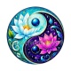 yin yang fleur