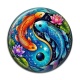 Cabochon Résine - poisson chinois