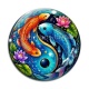 Cabochon Verre - poisson chinois