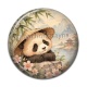 Cabochon Résine - panda