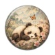Cabochon Résine - panda
