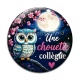 Cabochon Verre - une chouette collègue