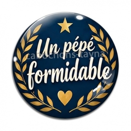 Cabochon Verre - un pépé formidable
