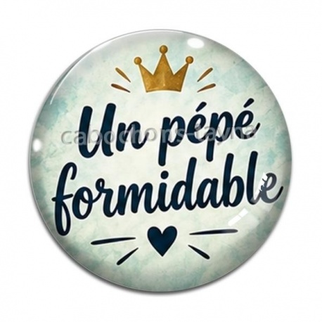 Cabochon Verre - un pépé formidable