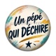 Cabochon Résine - un pépé qui déchire