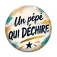 Cabochon Verre - un pépé qui déchire