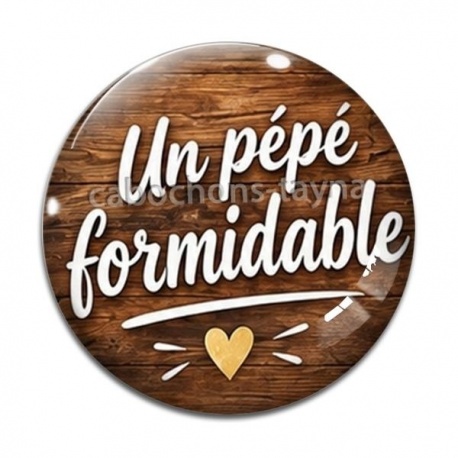 Cabochon Verre - un pépé formidable