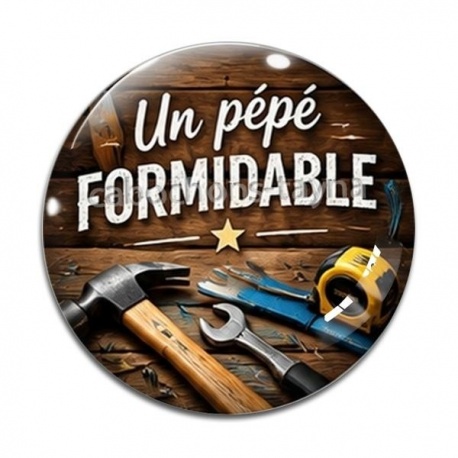 Cabochon Verre - un pépé formidable