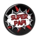 Cabochon Résine - super papi
