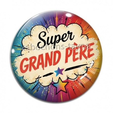 Cabochon Verre - super grand père