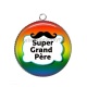 Pendentif Cabochon Argent - super grand père