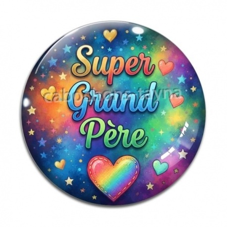 Cabochon Verre - super grand père