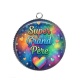 Pendentif Cabochon Argent - super grand père