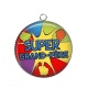 Pendentif Cabochon Argent - super grand père