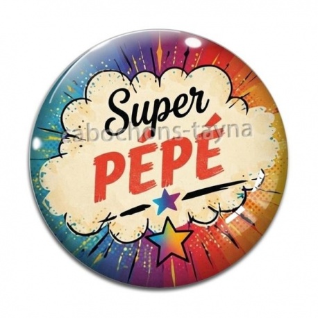 Cabochon Verre - super pépé