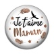 Cabochon Résine - je t'aime maman