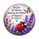 Cabochon Résine - porte bonheur slogan