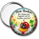 Miroir de poche - porte bonheur slogan