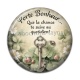 Cabochon Résine - porte bonheur slogan