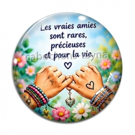 Cabochon Verre - amie