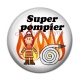Cabochon Résine - super pompier