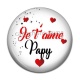 Cabochon Résine - je t'aime papy