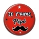 Cabochon Résine - je t'aime pépé