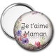 Miroir de poche - je t'aime maman