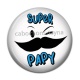 Cabochon Résine - super papy