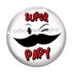 Cabochon Verre - super papy
