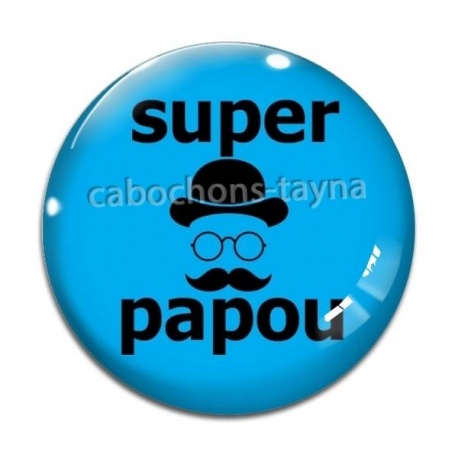 Cabochon Verre - super papou