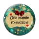 Cabochon Verre - une mamie formidable