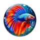 Cabochon Verre - poisson