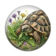 Cabochon Résine - tortue de terre
