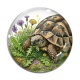 Cabochon Verre - tortue de terre