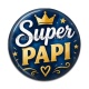 Cabochon Résine - super papi