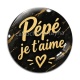 Cabochon Verre - pépé je t'aime