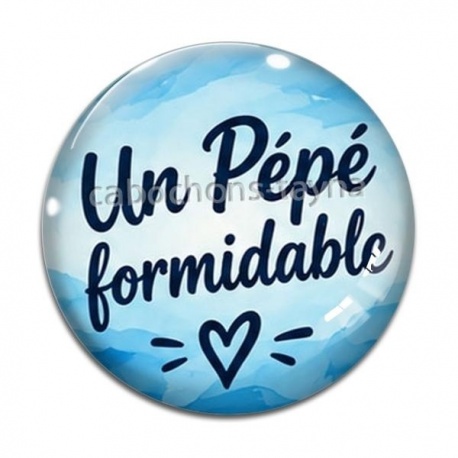 Cabochon Verre - un pépé formidable