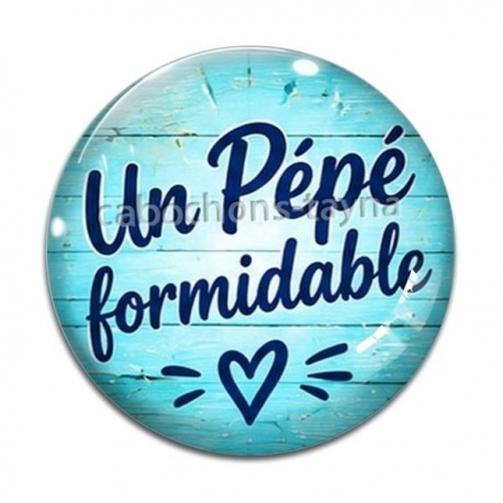 Cabochon Verre - un pépé formidable