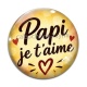 Cabochon Verre - papi je t'aime