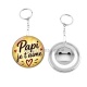 Porte clés décapsuleur - papi je t'aime