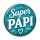 Cabochon Résine - super papi