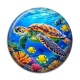 Cabochon Résine - tortue de mer