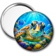 Miroir de poche - tortue de mer
