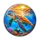 Cabochon Résine - tortue de mer